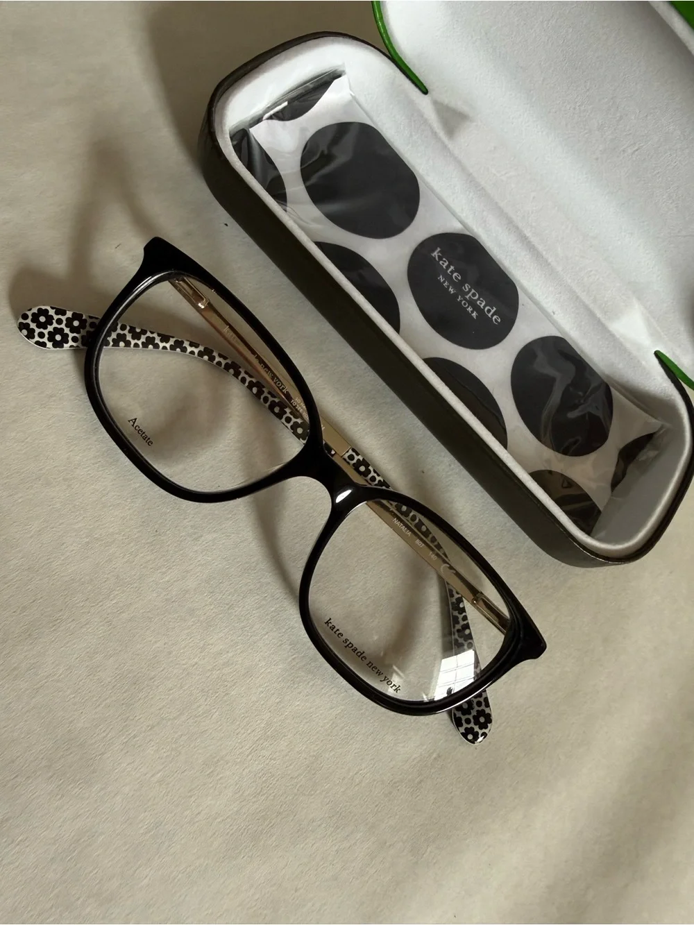 Kate SpadeEyeglass Frames with Display Lenses and Case NWOT